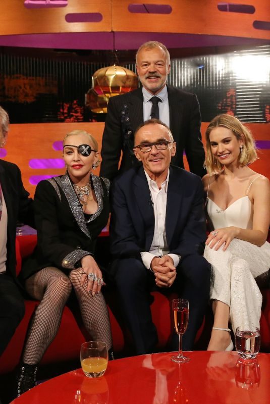 LILY JAMES, MADONNA and SHERYL CROW at Graham Norton Show in London 06/13/2019