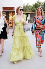 LINDSAY LOHAN and HOFIT GOLAN Arrives at Philipp Plein Store Opening in Mykonos 06/20/2019