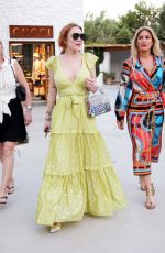LINDSAY LOHAN and HOFIT GOLAN Arrives at Philipp Plein Store Opening in Mykonos 06/20/2019