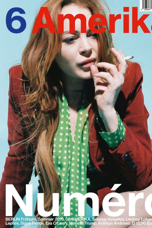 LINDSAY LOHAN in Numero Magazine, Summer 2019