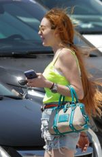 LINDSAY LOHAN Out in Mykonos 06/27/2019