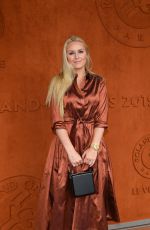 LINDSEY VONN at French Open Tennis at Roland Garros in Paris 05/31/2019