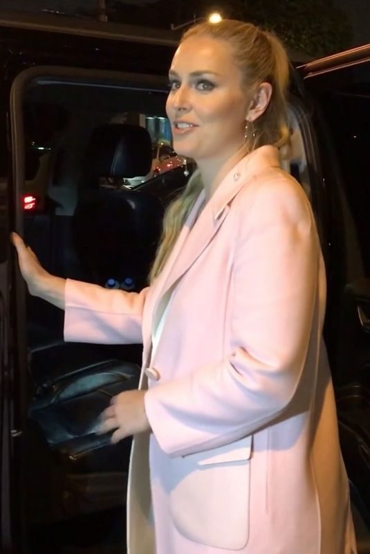 LINDSEY VONN Leaves Craig’s Restaurant in West Hollywood 06/07/2019