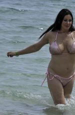 LISA APPLETON in Bikini on the Beach in Palma 06/11/2019