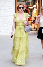 lLINDSAAY LOHAN Out Shopping in Mykonos 06/20/2019