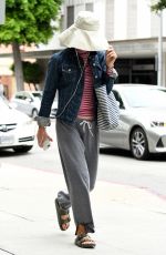 LORI LOUGHLIN Leaves a Nail Salon in Beverly Hills 06/21/2019