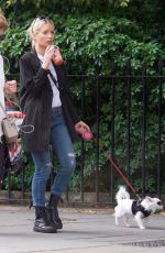 LOTTIE MOSS Out with Her Dog in London 06/03/2019