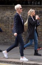 LOTTIE MOSS Out with Her Dog in London 06/03/2019