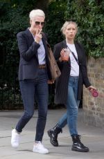 LOTTIE MOSS Out with Her Dog in London 06/03/2019
