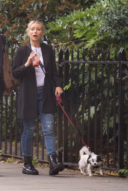 LOTTIE MOSS Out with Her Dog in London 06/03/2019