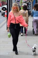 LOTTIE MOSS Out with her Dog in London 06/05/2019