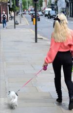 LOTTIE MOSS Out with her Dog in London 06/05/2019