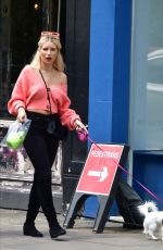 LOTTIE MOSS Out with her Dog in London 06/05/2019