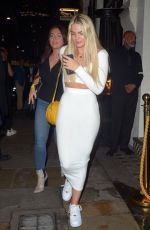 LOUISA JOHNSON at Track and Record Restaurant in Spitalfields 06/19/2019