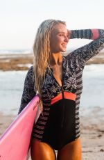 LUCIE DONLAN in Bikinis on the Set of a Photoshoot at a Beach in Bali, February 2019