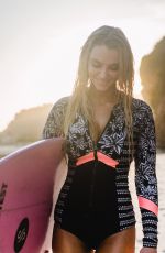 LUCIE DONLAN in Bikinis on the Set of a Photoshoot at a Beach in Bali, February 2019