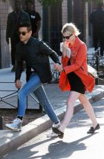 LUCY BOYNTON and Rami Malek Out Shopping in New York 06/06/2019