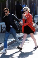 LUCY BOYNTON and Rami Malek Out Shopping in New York 06/06/2019