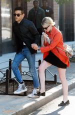 LUCY BOYNTON and Rami Malek Out Shopping in New York 06/06/2019