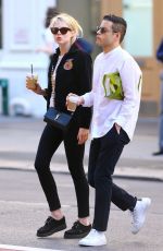 LUCY BOYNTON and Rami Malek Out Shopping on Broadway in New York 06/03/2019
