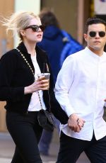 LUCY BOYNTON and Rami Malek Out Shopping on Broadway in New York 06/03/2019