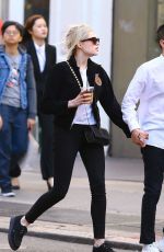 LUCY BOYNTON and Rami Malek Out Shopping on Broadway in New York 06/03/2019