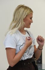 LUCY FALLON Shopping at Say It with Diamonds Store in Manchester 06/07/2019