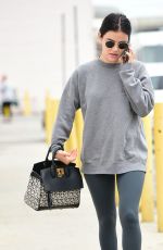 LUCY HALE Arrives at a Dentists Office in Toluca Lake 06/20/2019
