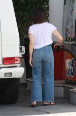 LUCY HALE at a Gas Station in Los Angeles 06/07/2019