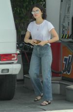 LUCY HALE at a Gas Station in Los Angeles 06/07/2019