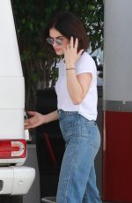 LUCY HALE at a Gas Station in Los Angeles 06/07/2019