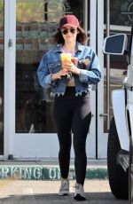 LUCY HALE at Coffee Bean & Tea Leaf in Studio City 06/03/2019