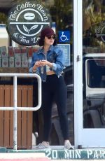LUCY HALE at Coffee Bean & Tea Leaf in Studio City 06/03/2019