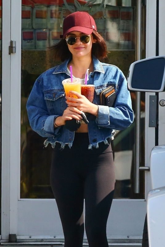LUCY HALE at Coffee Bean & Tea Leaf in Studio City 06/03/2019