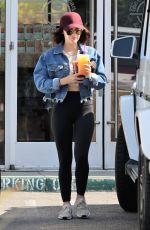 LUCY HALE at Coffee Bean & Tea Leaf in Studio City 06/03/2019