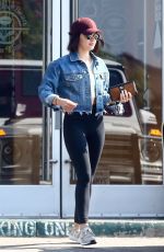 LUCY HALE at Coffee Bean & Tea Leaf in Studio City 06/03/2019