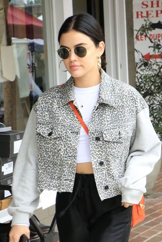 LUCY HALE at Farmer’s Market in Studio City 06/16/2019