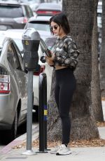 LUCY HALE Feeding Parking Meter in Studio City 06/15/2019