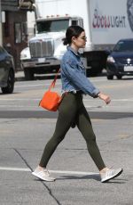 LUCY HALE Heading to a Gym in Los Angeles 06/06/2019