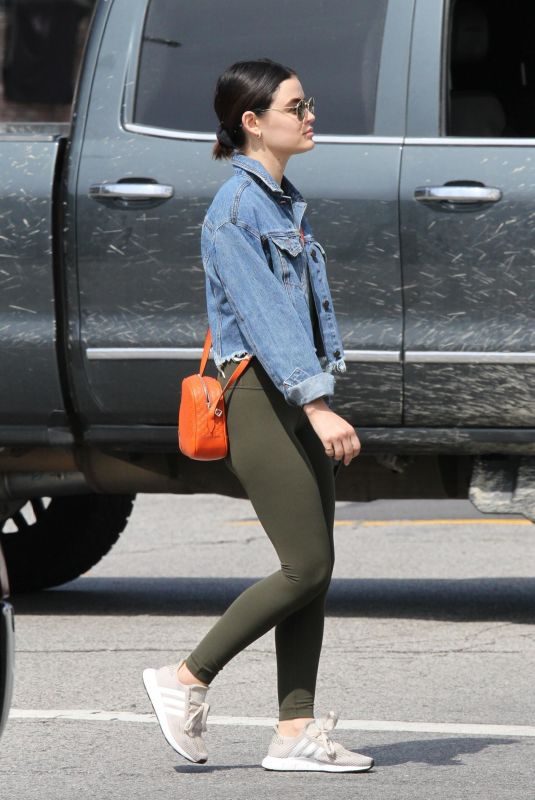 LUCY HALE Heading to a Gym in Los Angeles 06/06/2019