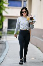 LUCY HALE Leaves a Coffee Shop in Los Angeles 06/22/2019