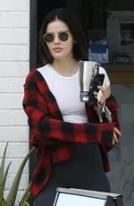 LUCY HALE Leaves a Gym in Studio City 06/02/2019