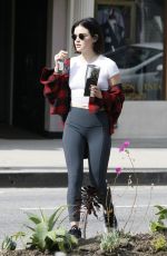 LUCY HALE Leaves a Gym in Studio City 06/02/2019