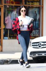 LUCY HALE Leaves a Gym in Studio City 06/02/2019