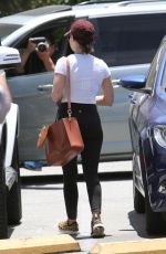 LUCY HALE Leaves a Gym in Studio City 06/29/2019