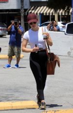 LUCY HALE Leaves a Gym in Studio City 06/29/2019