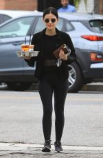 LUCY HALE Leaves Alfred