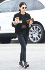 LUCY HALE Leaves Alfred