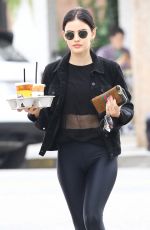 LUCY HALE Leaves Alfred