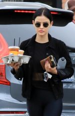 LUCY HALE Leaves Alfred